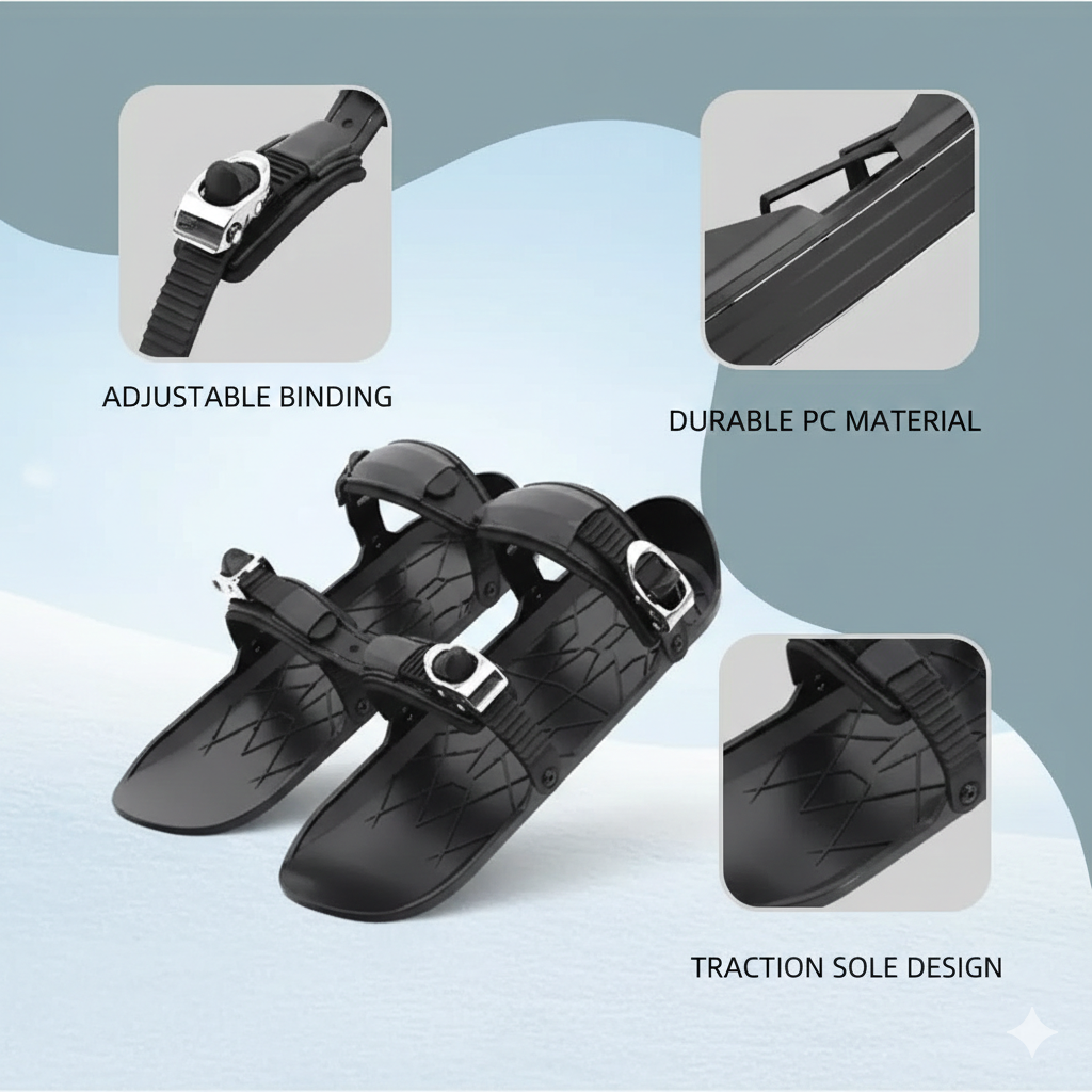 Next-Gen Mini Ski Skates: Turn Your Boots into Skis