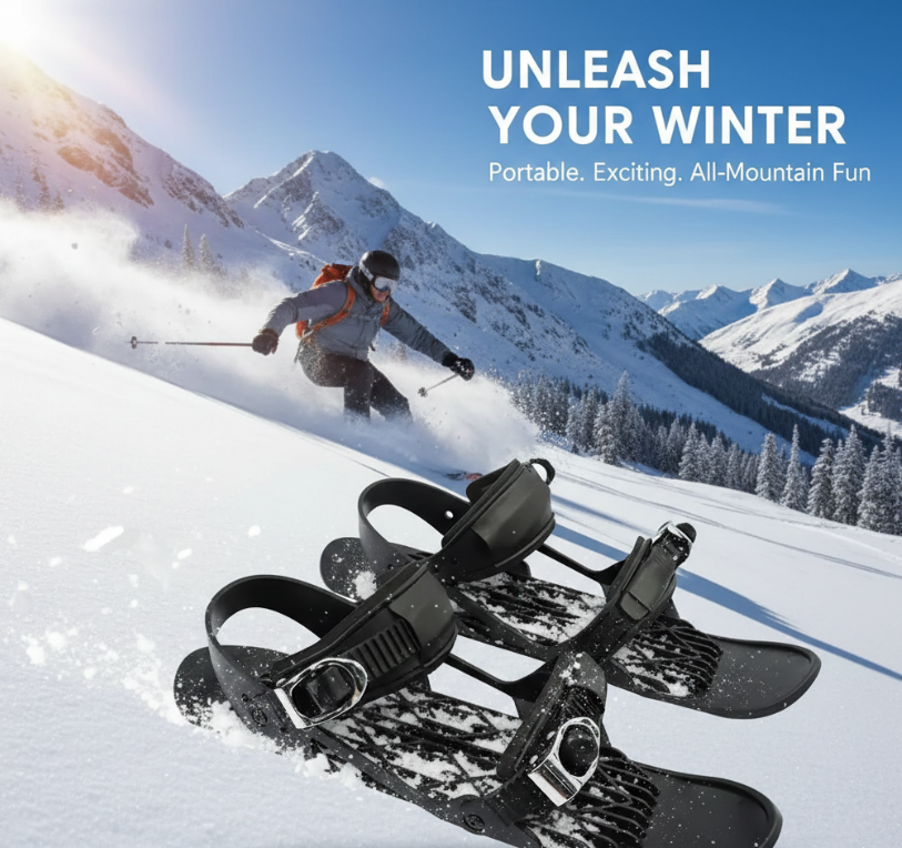 Next-Gen Mini Ski Skates: Turn Your Boots into Skis